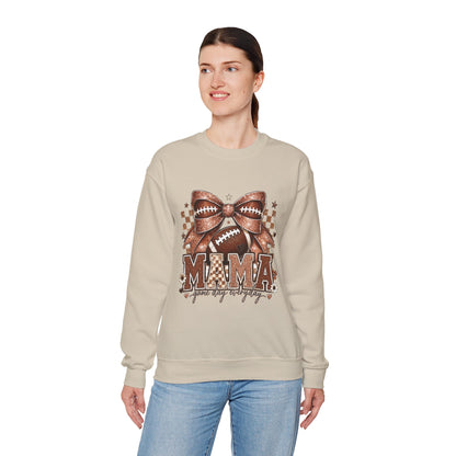 Mama Football Sweatshirt – 'Mama Game Day Ready' Cozy Crewneck