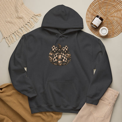 Checkerboard Pumpkin Hoodie