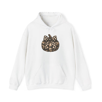 Checkerboard Pumpkin Hoodie