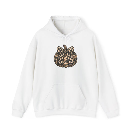 Checkerboard Pumpkin Hoodie