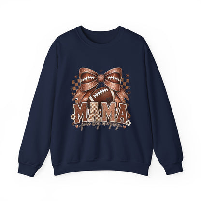 Mama Football Sweatshirt – 'Mama Game Day Ready' Cozy Crewneck