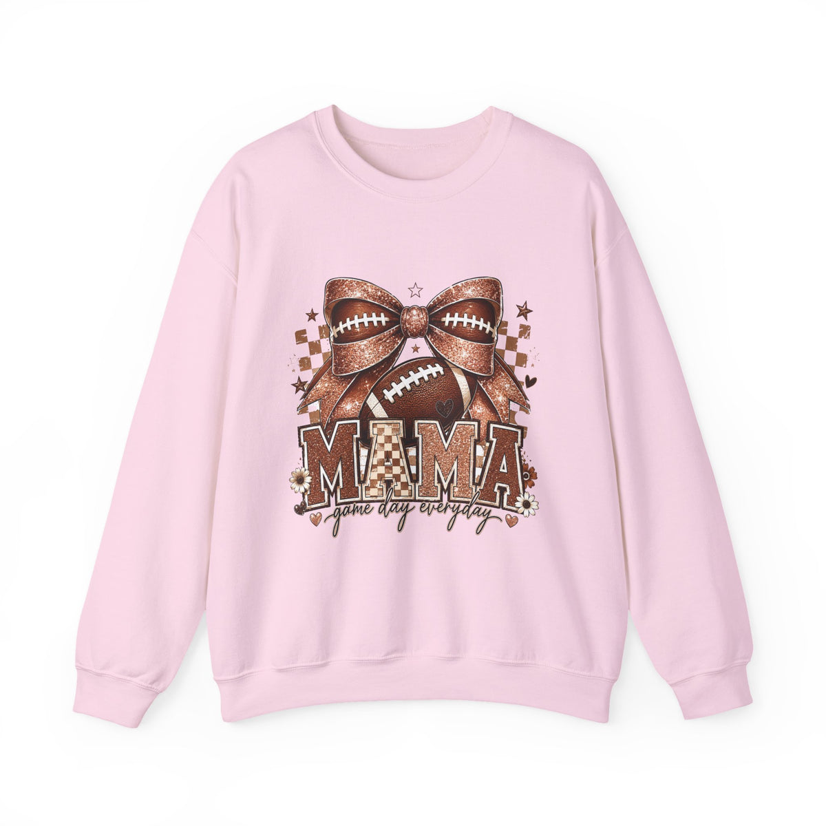 Mama Football Sweatshirt – 'Mama Game Day Ready' Cozy Crewneck
