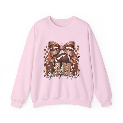 Mama Football Sweatshirt – 'Mama Game Day Ready' Cozy Crewneck