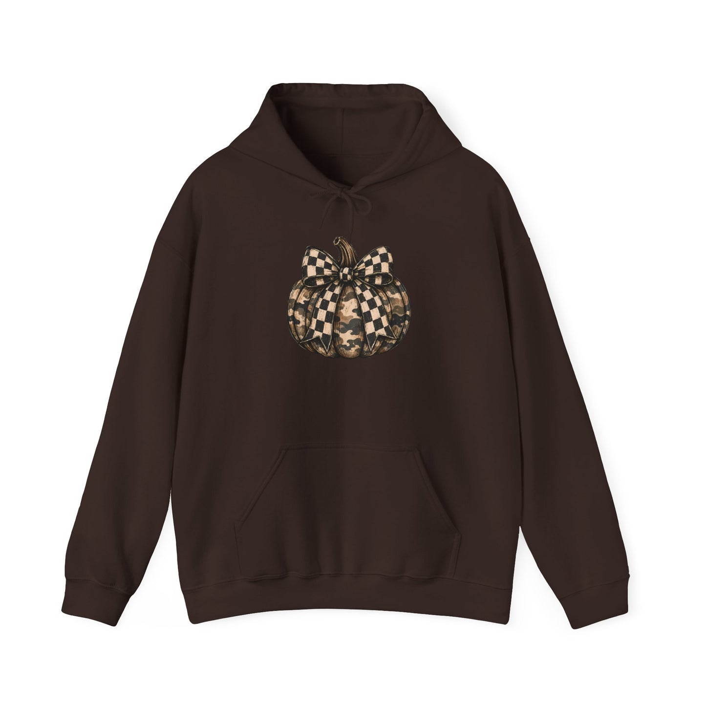 Checkerboard Pumpkin Hoodie
