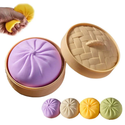 Colorful Dumpling Squishes Stress Balls Fidget Sensory Toys 