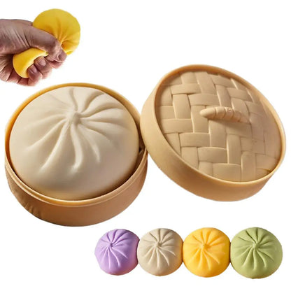 Colorful Dumpling Squishes Stress Balls Fidget Sensory Toys 
