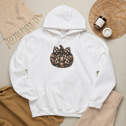 Checkerboard Pumpkin Hoodie