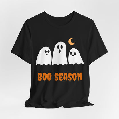 Boo Season Tee — Cute Ghost Halloween T‑Shirt