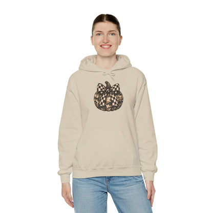 Checkerboard Pumpkin Hoodie