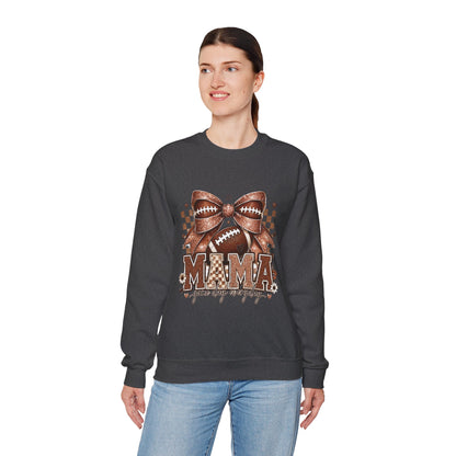 Mama Football Sweatshirt – 'Mama Game Day Ready' Cozy Crewneck