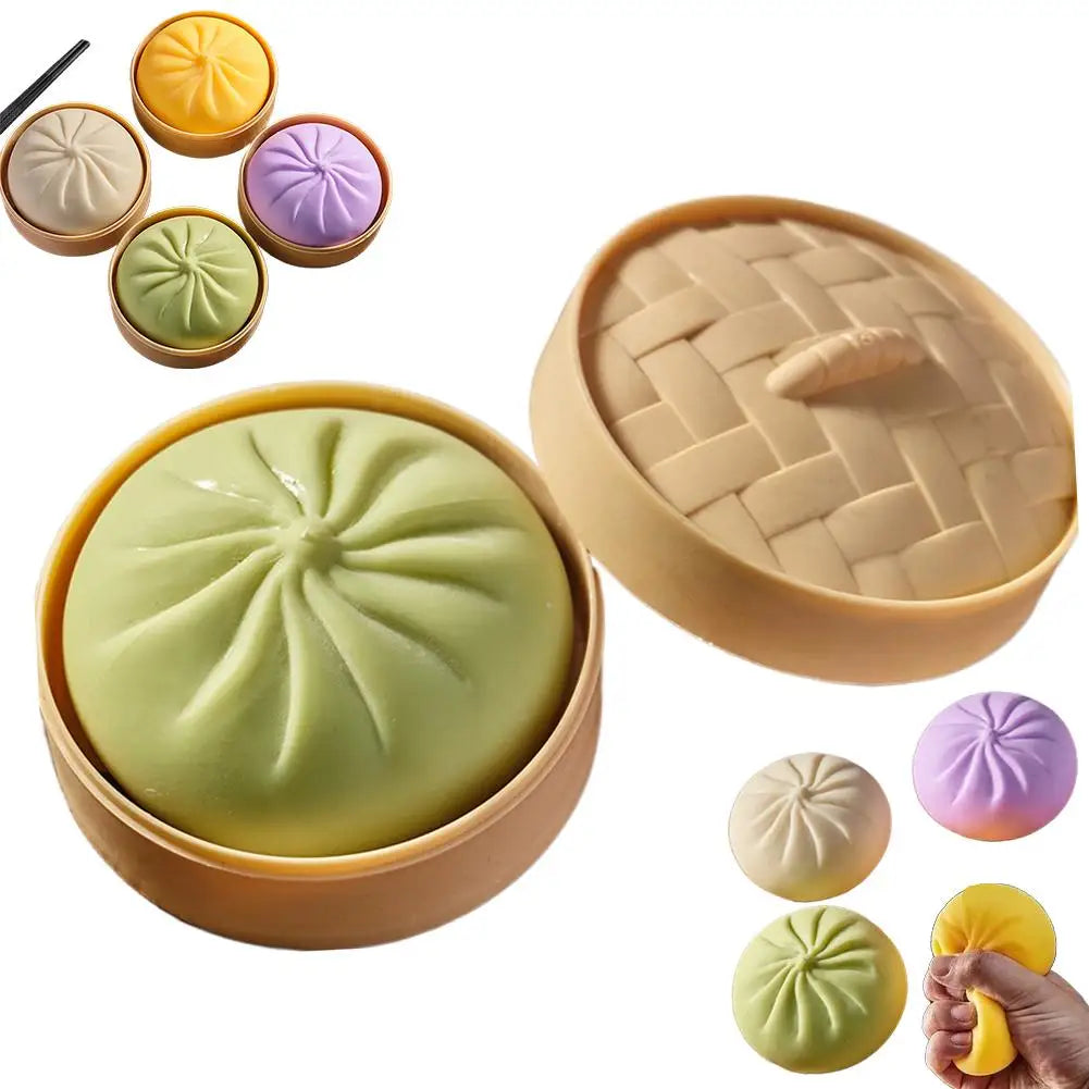 Colorful Dumpling Squishes Stress Balls Fidget Sensory Toys 