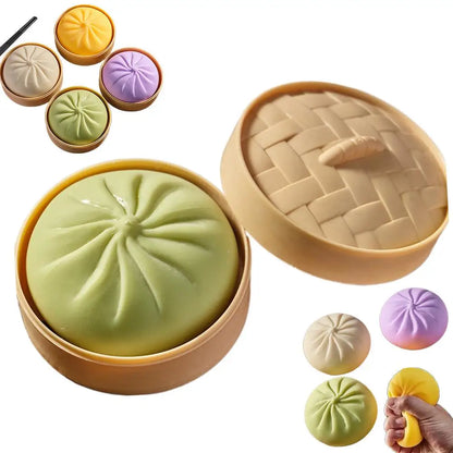 Colorful Dumpling Squishes Stress Balls Fidget Sensory Toys 