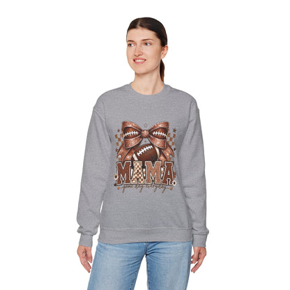 Mama Football Sweatshirt – 'Mama Game Day Ready' Cozy Crewneck