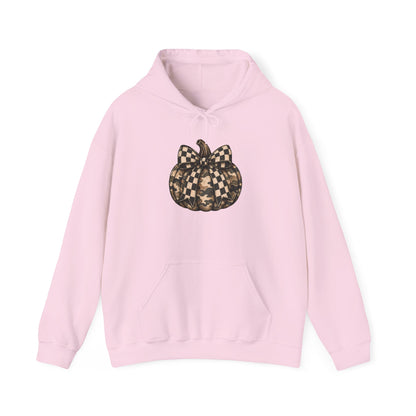 Checkerboard Pumpkin Hoodie