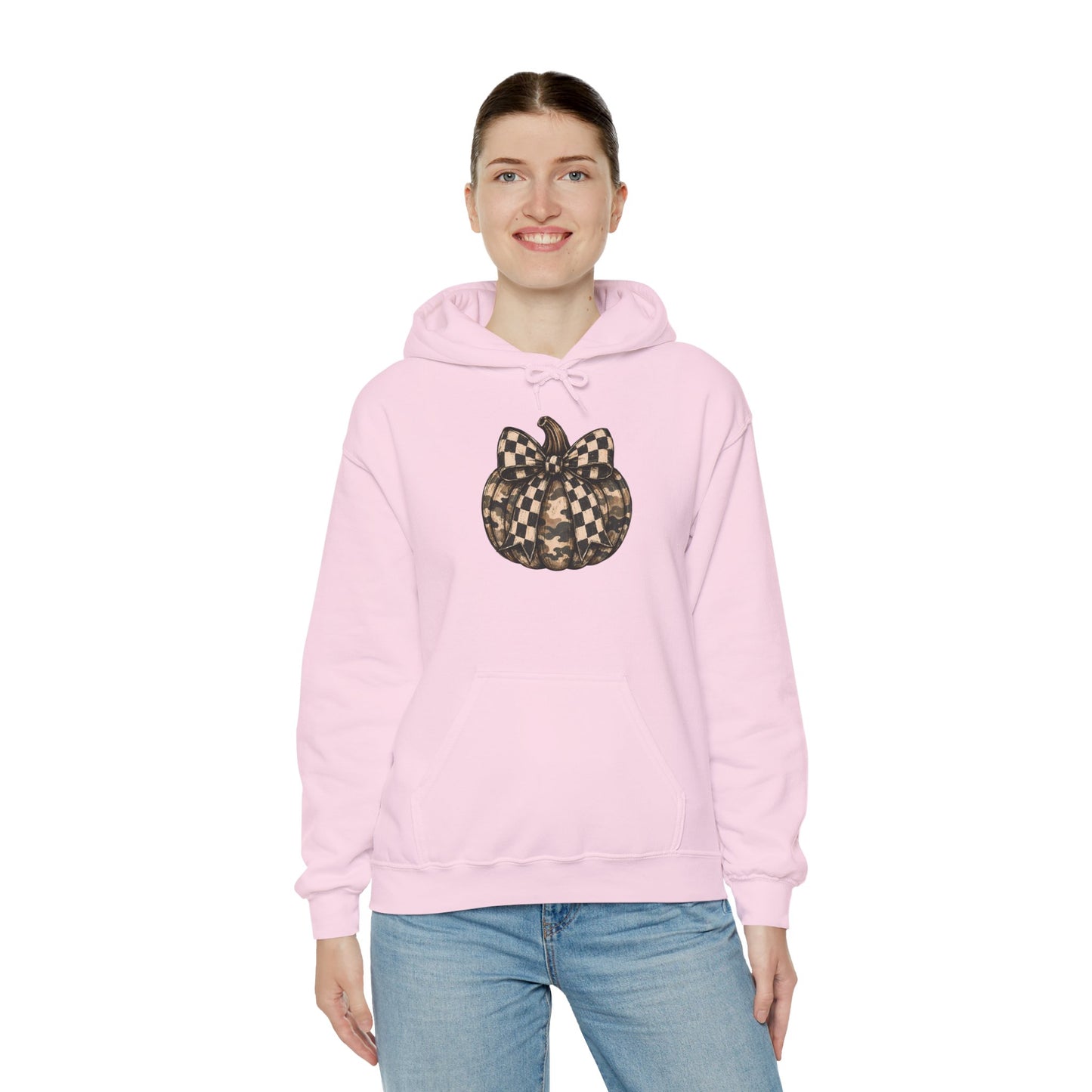 Checkerboard Pumpkin Hoodie