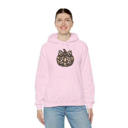 Checkerboard Pumpkin Hoodie