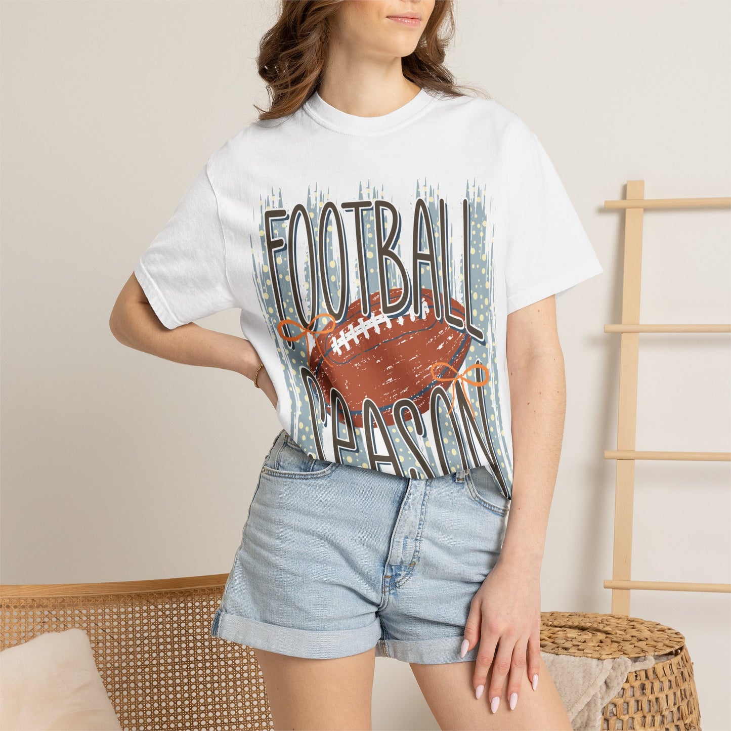 Football Season T-Shirt — Vintage Grunge Football Graphic