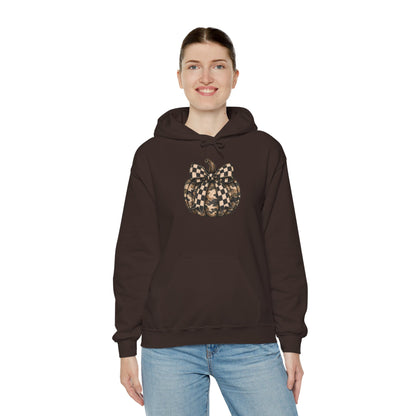 Checkerboard Pumpkin Hoodie