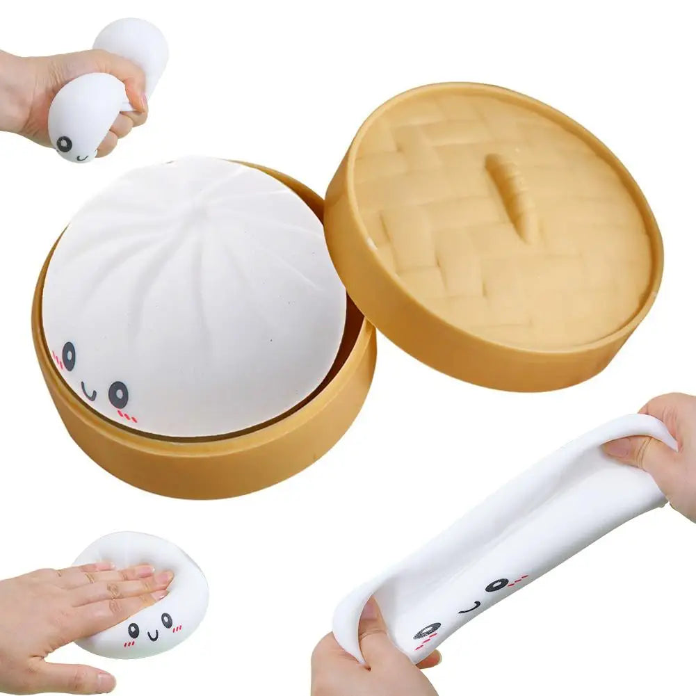 Colorful Dumpling Squishes Stress Balls Fidget Sensory Toys 