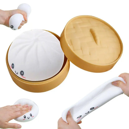 Colorful Dumpling Squishes Stress Balls Fidget Sensory Toys 