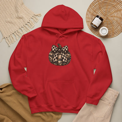 Checkerboard Pumpkin Hoodie