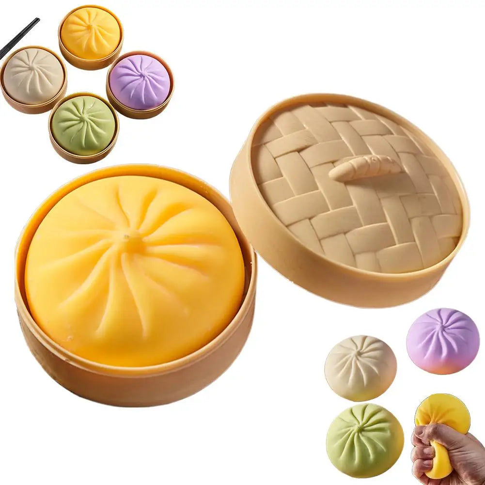 Colorful Dumpling Squishes Stress Balls Fidget Sensory Toys 